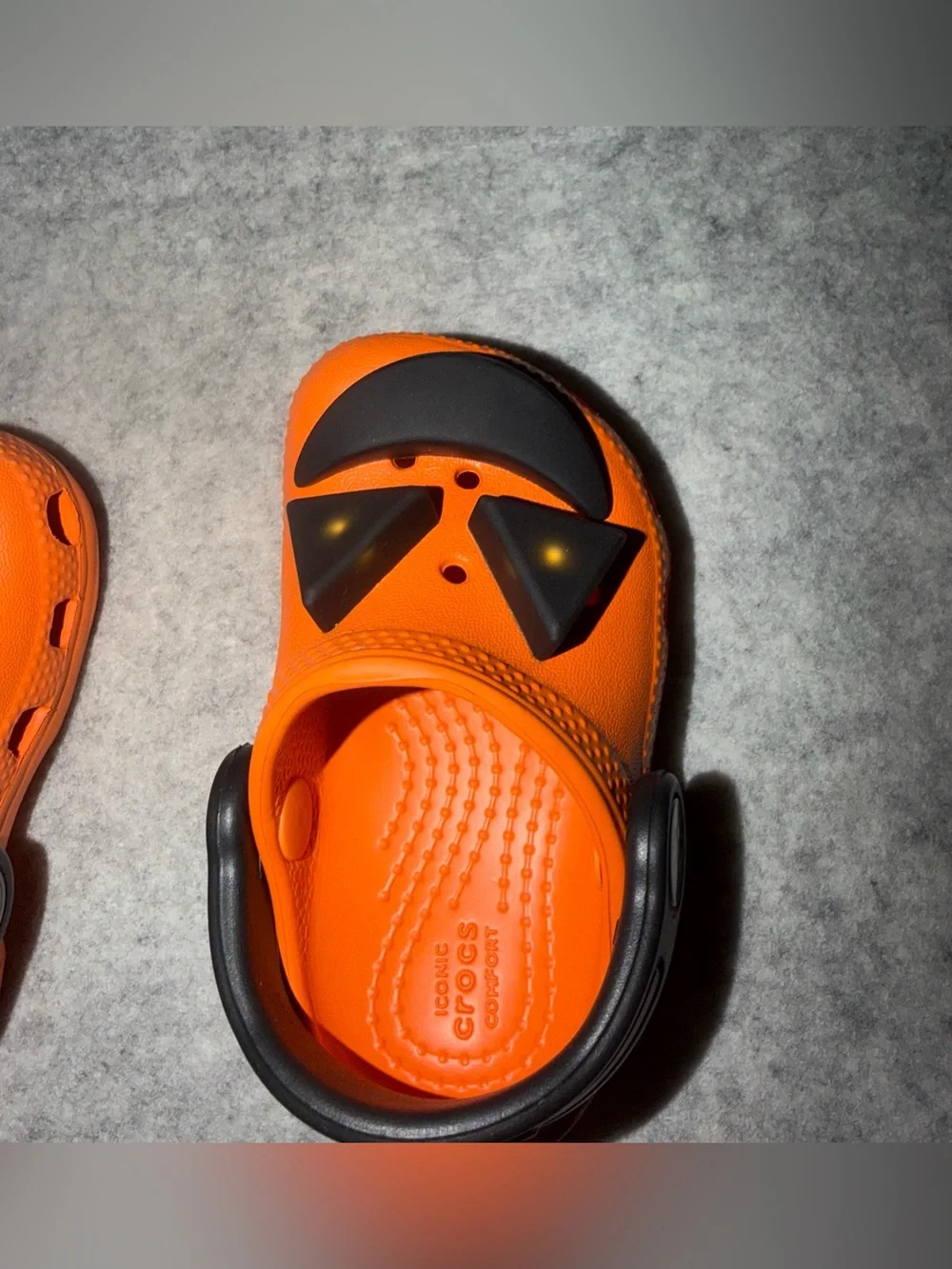 Crocs Classic Jack O Lantern Lights Clog K Kids Preschool Sandal Toddler Size 4